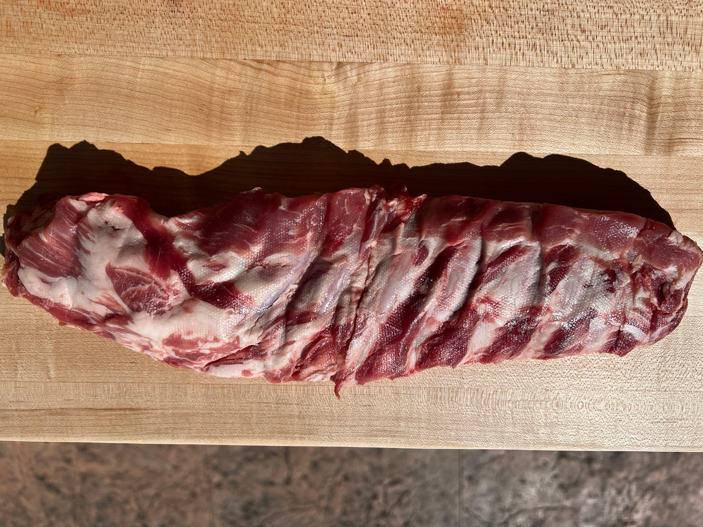 Baby Back Ribs Mangalista Organic Pastured Pork