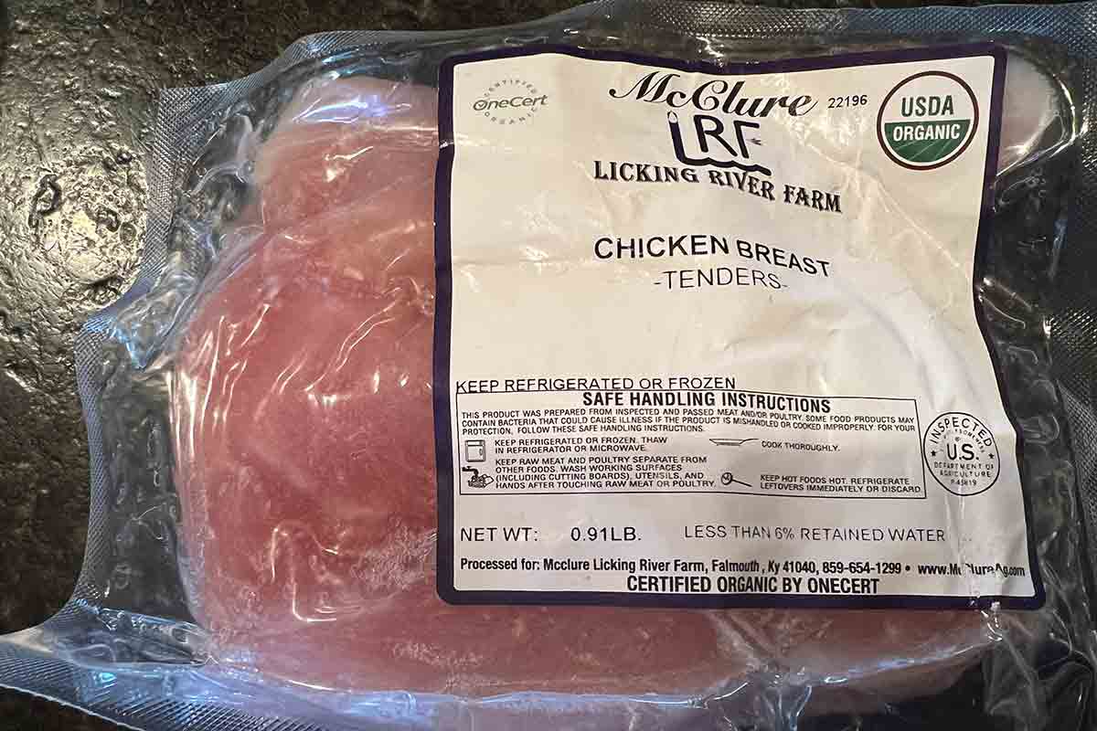 Organic Chicken Breast Tenders