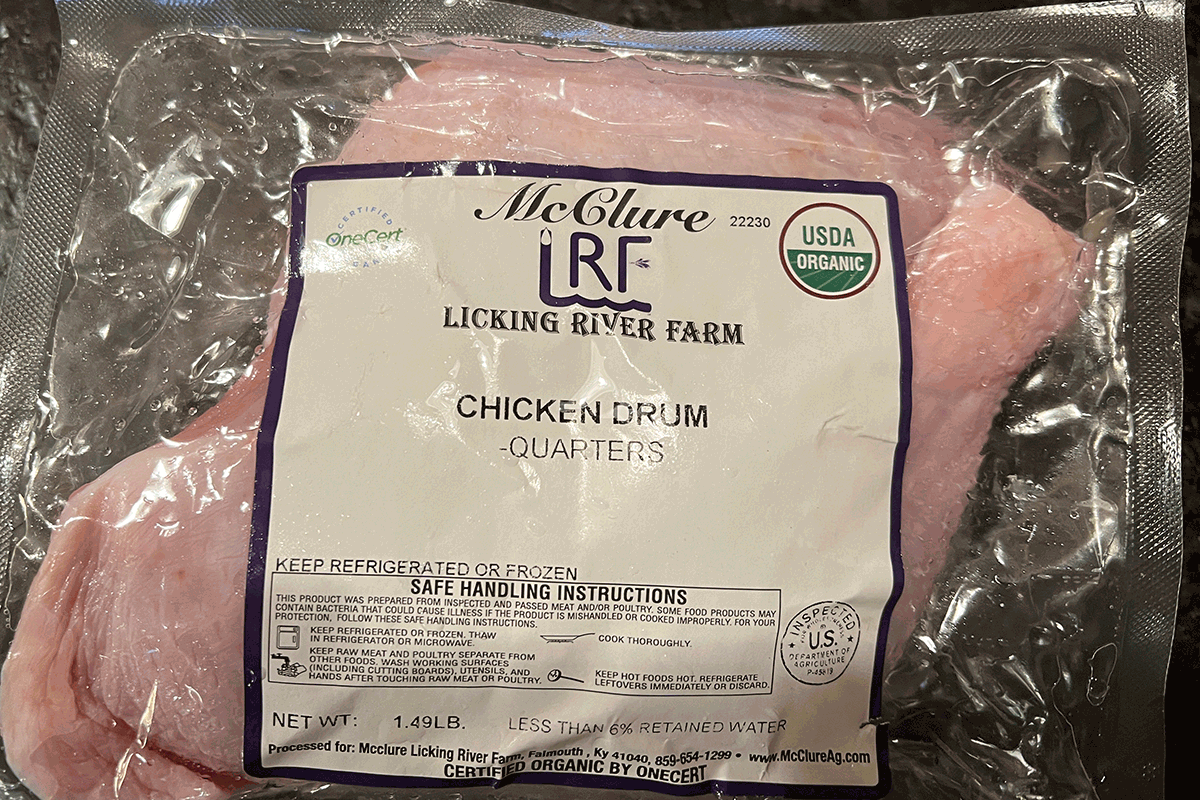 Organic Chicken Quarter Drums & Thighs