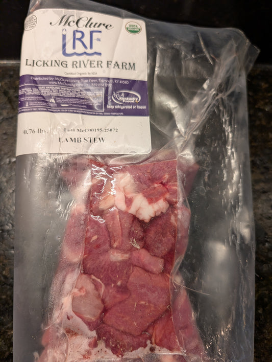 Organic Lamb Stew Meat