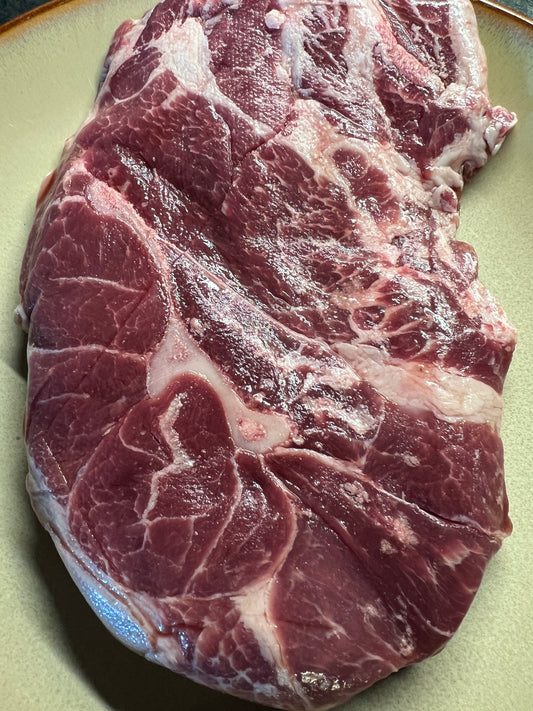 Mangalista Gourmet Pastured Shoulder Steaks