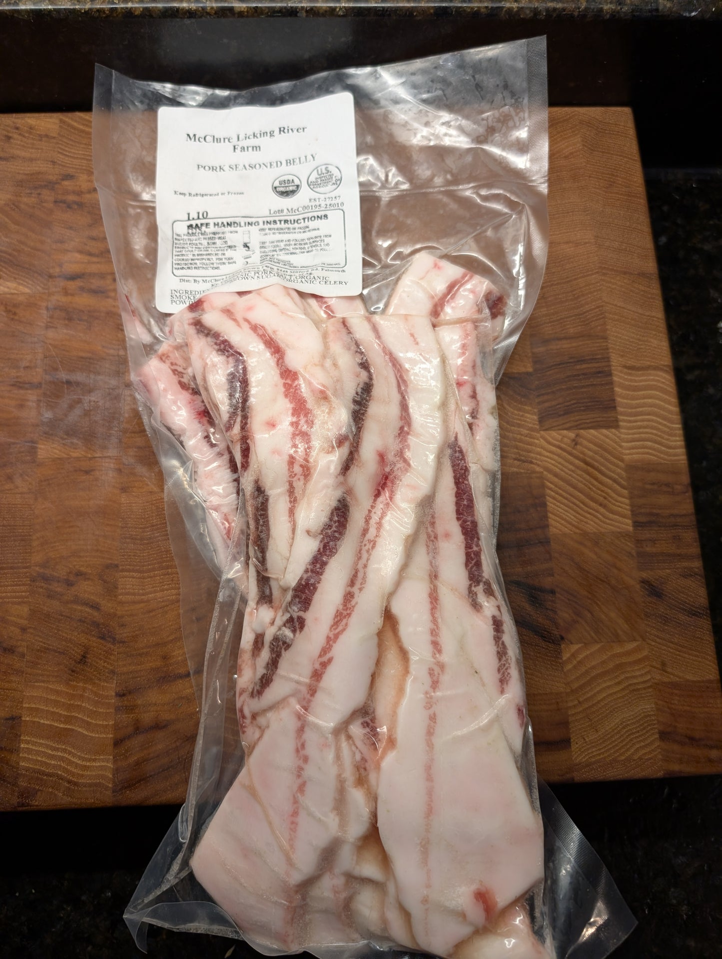 Bacon Organic Mangalista Gourmet Pork