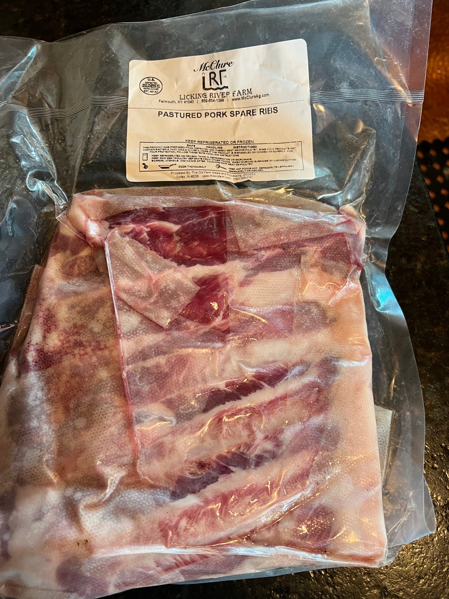Pork Spare Ribs Mangalista Organic Gourmet Pastured