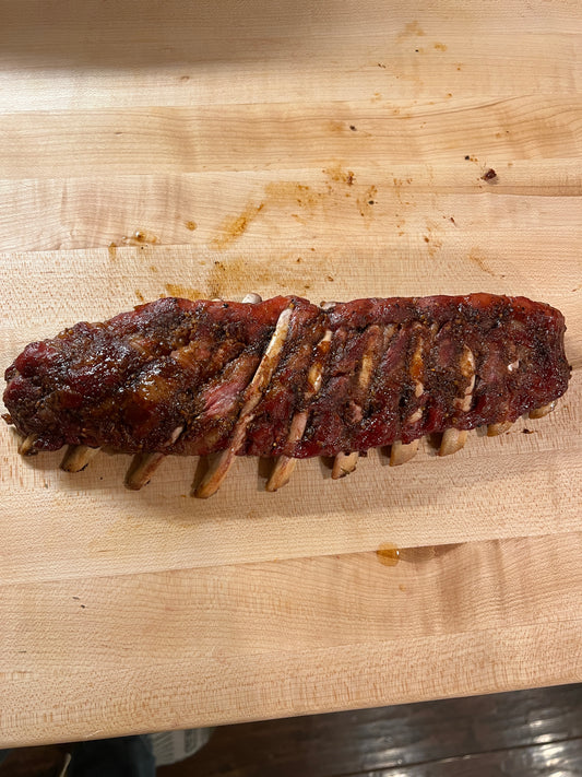 Baby Back Ribs Mangalista Organic Pastured Pork