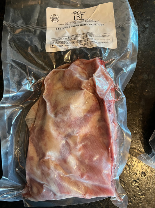 Mangalista Gourmet Pastured Pork Baby Back Ribs