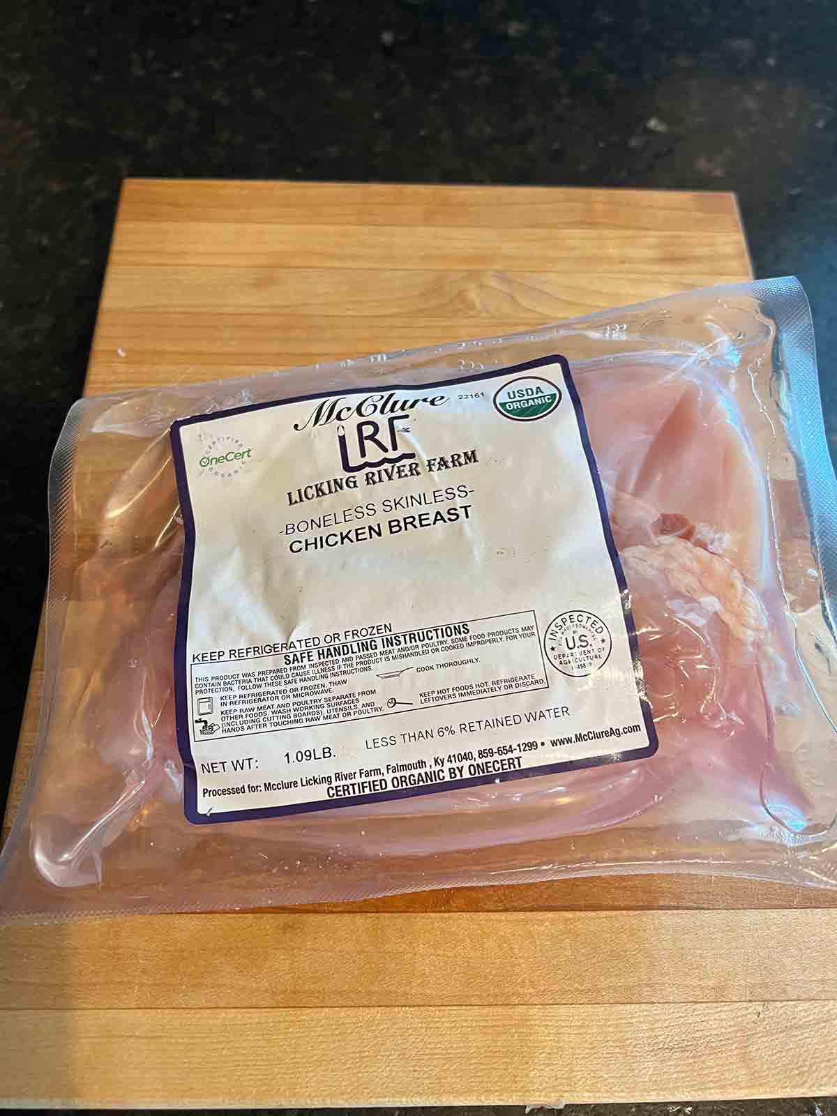 Organic Boneless Chicken Breast