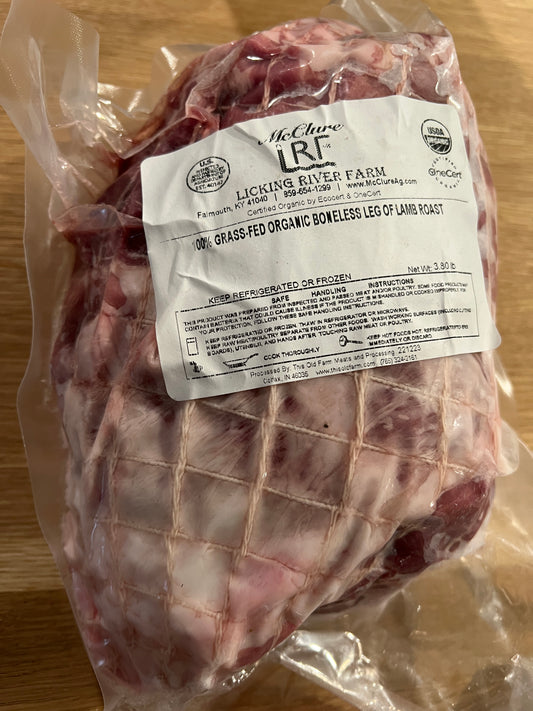 Organic Boneless Leg Of Lamb Roast