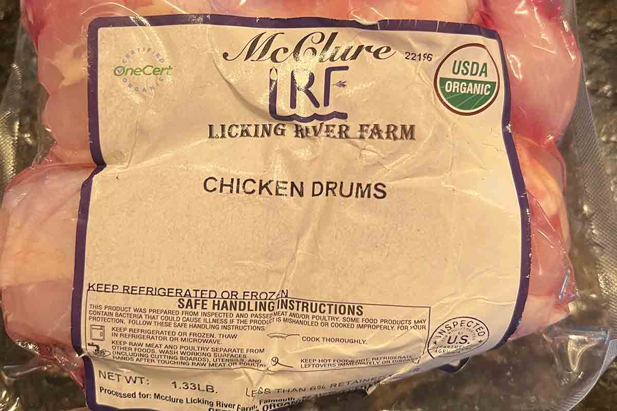 Organic Chicken Drums