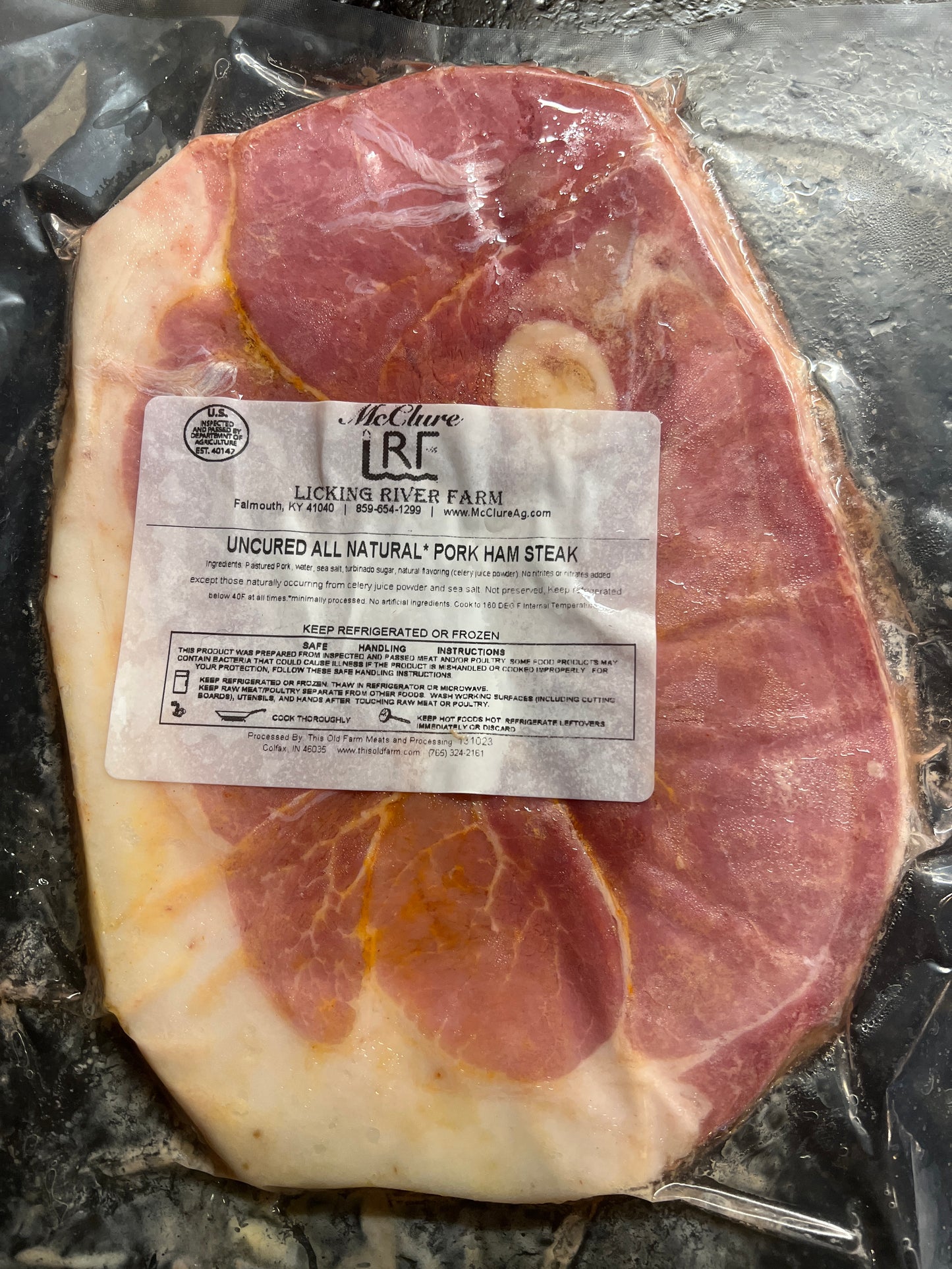 Mangalista Gourmet Pastured Hickory Smoked Ham Steaks