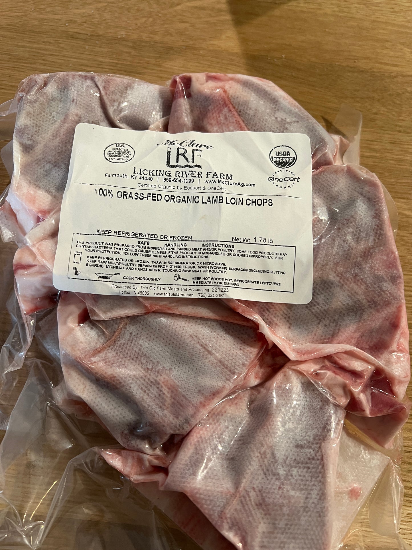 Organic Lamb Loin Chops