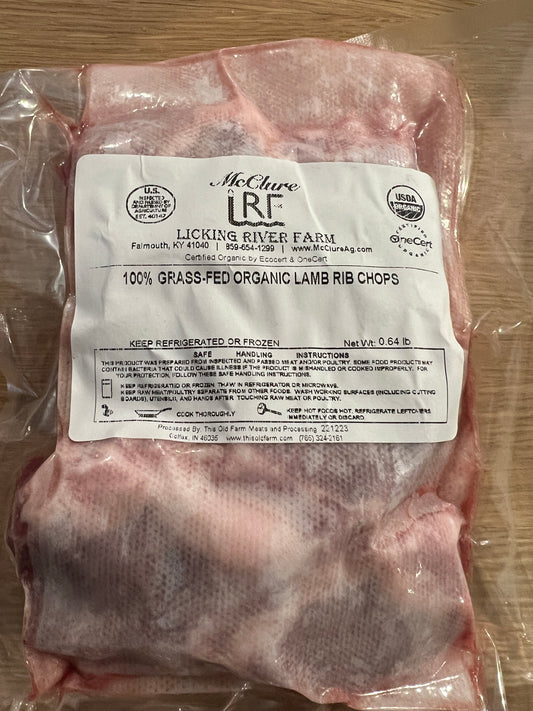 Organic Lamb Rib Chops