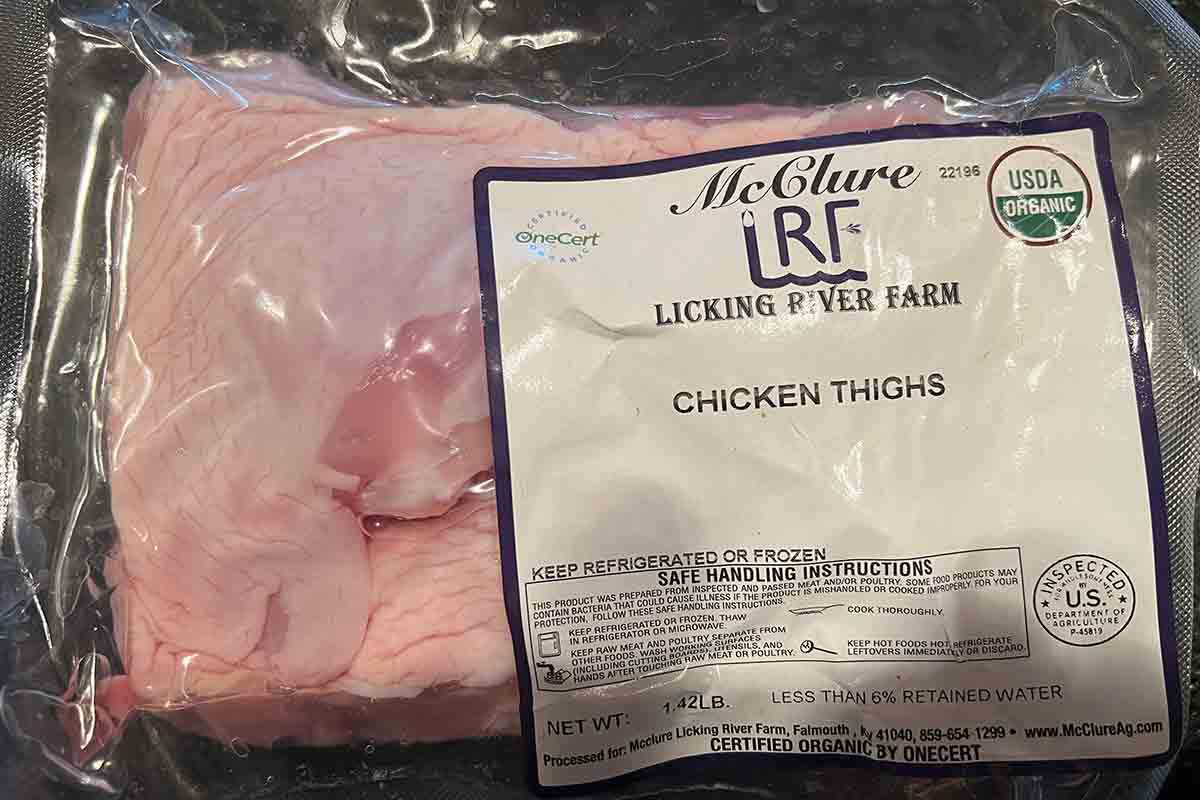 Organic Chicken Thighs