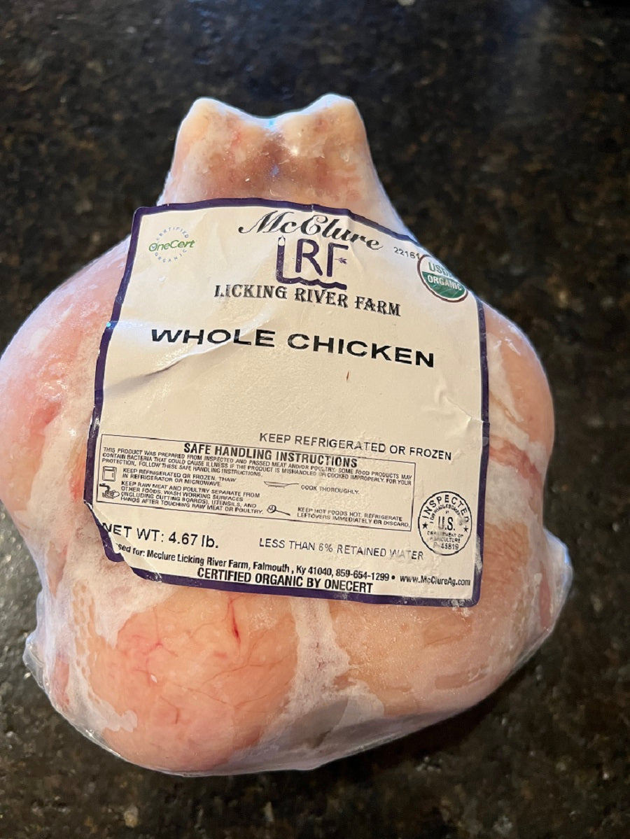Organic Pasture Raised Whole Chicken
